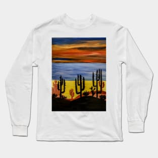 abstract landscape Long Sleeve T-Shirt